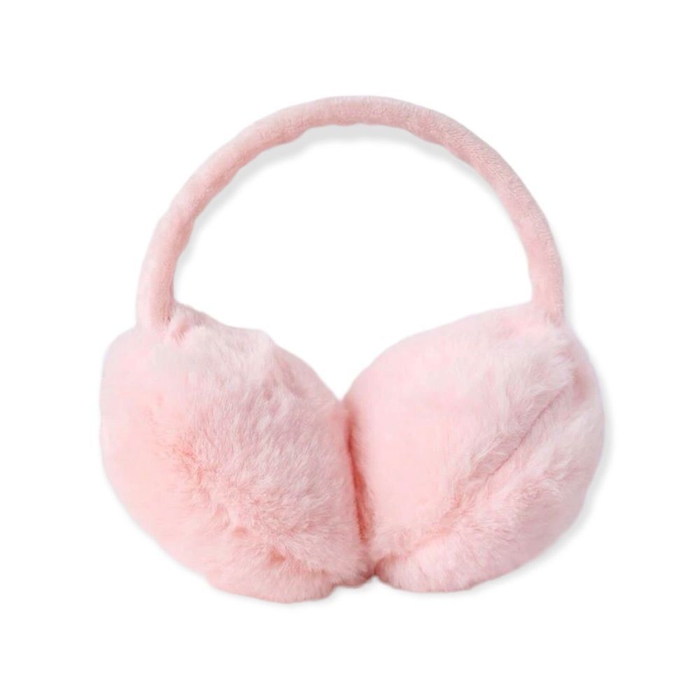 🆕Pink Faux Fur Earmuffs